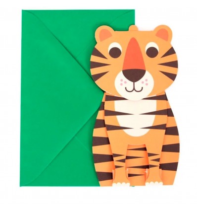 Carte Pop up Tigre Ingela Arrhenius