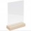 Support bois nature avec double plaque - Rico design