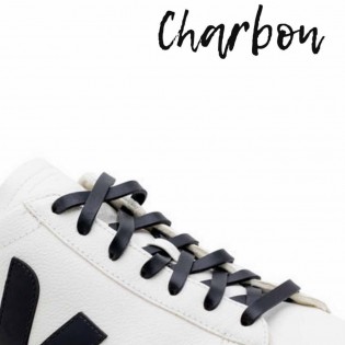 Lacets Silicone Larges Charbon - Gorilla 2