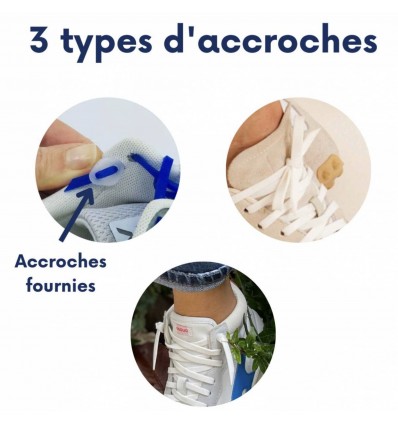 Lacets Silicone Larges Flamme - Gorilla