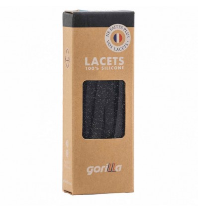 Lacets Silicone Larges à paillettes Galaxie - Gorilla