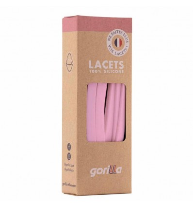 Lacets Silicone Larges Guimauve - Gorilla
