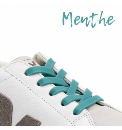 Lacets Silicone Larges Menthe - Gorilla