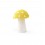 Champignon Dotty en feutre, Fleur en soufre (L) - Muskhane
