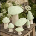 Champignon Dotty en feutre, Menthe (L) - Muskhane
