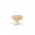 Champignon plat en feutre, nude - Muskhane