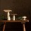 Champignon plat en feutre, nude - Muskhane