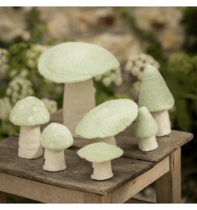 Champignon plat en feutre, Menthe - Muskhane