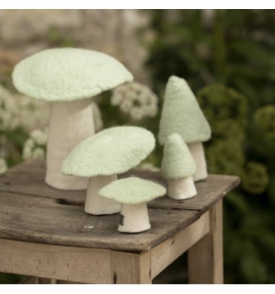 Champignon plat en feutre, Menthe - Muskhane