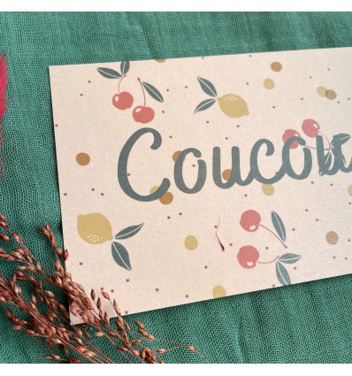 Carte Juicy Coucou - Baubels