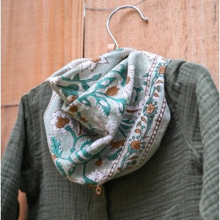 Foulard Dheli Tilleul 100 cm - So Family