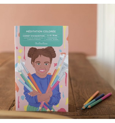 Carnet d'activités Méditation colorée - QuiQueQuoi