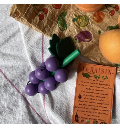 Raisin en bois