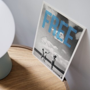 Carte vintage "Free" - Atelier Kencre 2