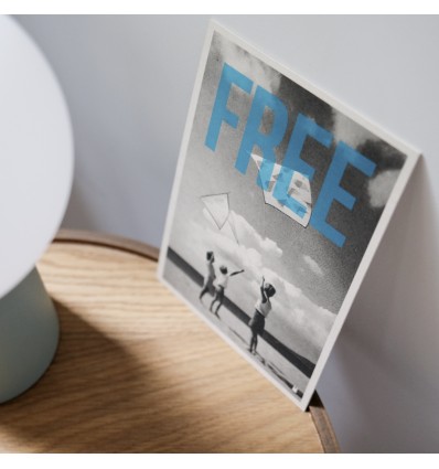 Carte vintage "Free" - Atelier Kencre