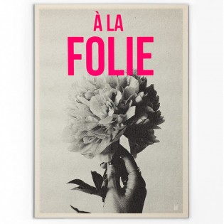 Carte vintage "A la folie" - Atelier Kencre 2