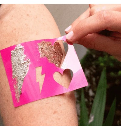 Pochoir Coeur - Sisi la paillette