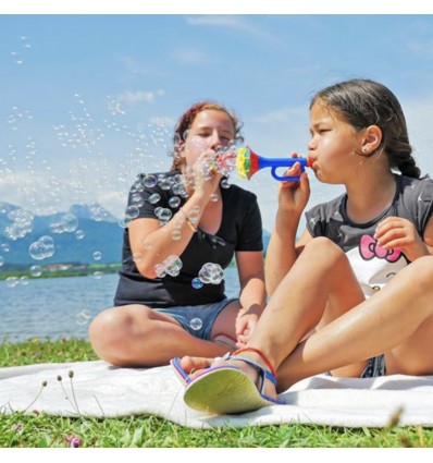 Trompette à bulles de savon Pustefix