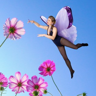 Pince à cheveux Papillon mauve - Coucou Suzette 2