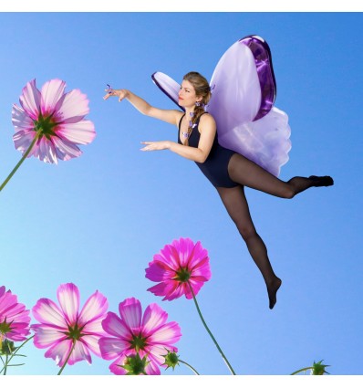 Pince à cheveux Papillon mauve - Coucou Suzette