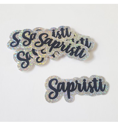 Autocollant glitter Sapristi - Ranafout