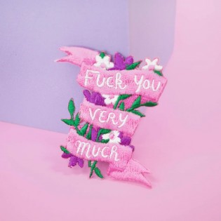 Thermocollant "Fuck you very much" - Malicieuse 2