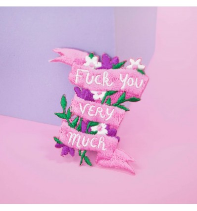 Thermocollant "Fuck you very much" - Malicieuse