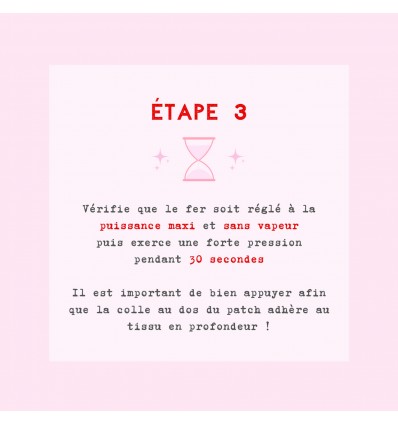 Thermocollant "Big bisou baveux" - Malicieuse