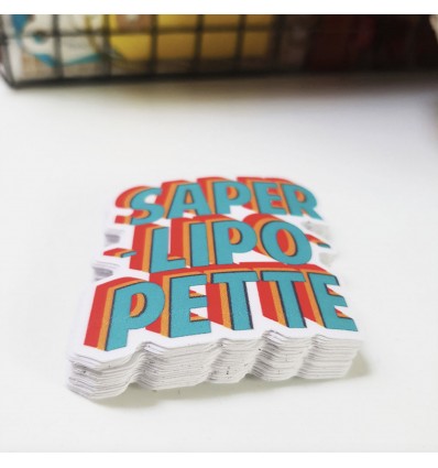 Autocollant Saperlipopette - Ranafout