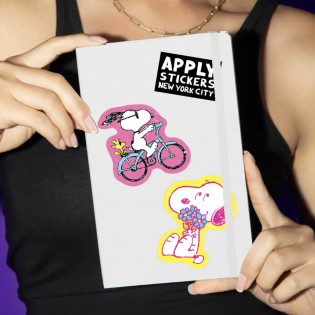 Autocollant Snoopy vélo 2