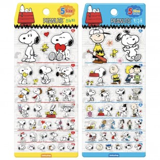 32 autocollants gels Snoopy 2
