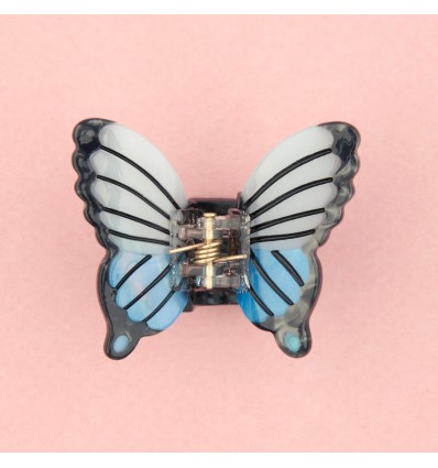 Petite Pince à cheveux Papillon bleu - Coucou Suzette