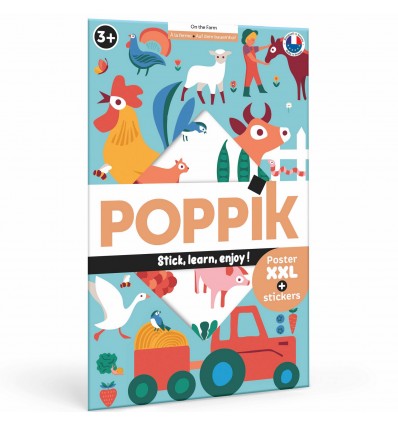 Poster & stickers A la Ferme - Poppik