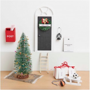 Mini couronne de porte avec noeud - Rico Design 2