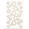 14 autocollants strass étoiles filantes - Rico Design