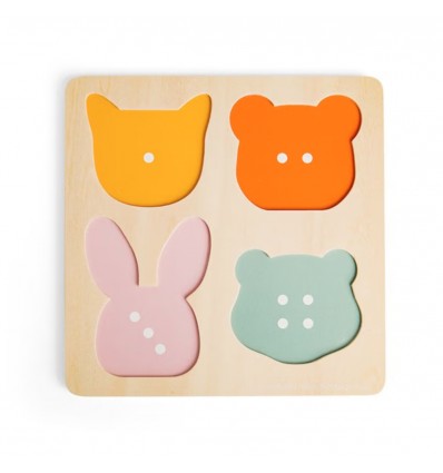 Puzzle bois pour compter - Bigjigs