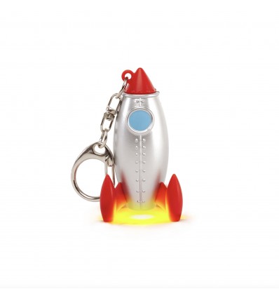 Porte-clé sonore Led fusée - Kikkerland