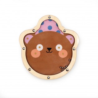 Jeux de patience Animaux en bois recto-verso - Kikkerland 2