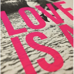 Carte vintage "Love is all" - Atelier Kencre 2