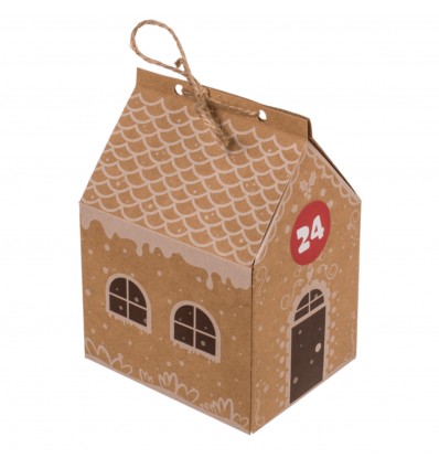 Calendrier de l'avent maisons DIY