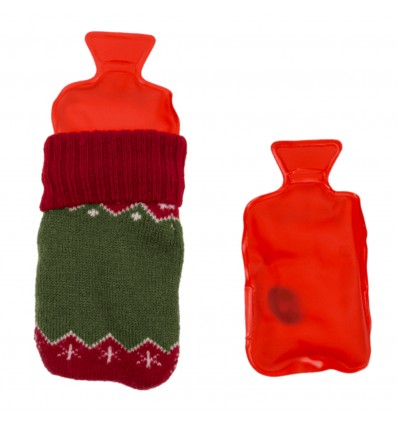 Chauffe-mains tricoté de Noël