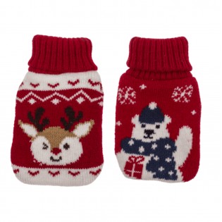 Chauffe-mains tricoté de Noël 2