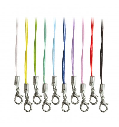 Set de 10 cordons pour porte-clé - Pixelhobby