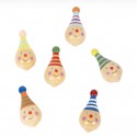 Toupie clown en bois - Small Foot