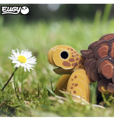 Eugy puzzle Tortue de terre 3D en carton
