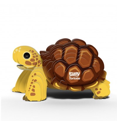 Eugy puzzle Tortue de terre 3D en carton