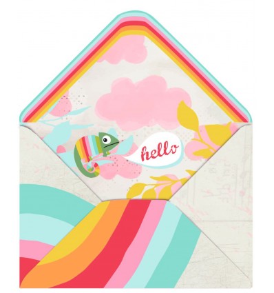 Papier à lettres et stickers Lovely Planet