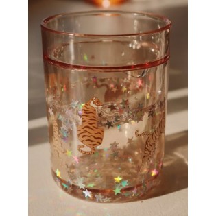 Verre à paillettes Tigre - Konges Slojd 2
