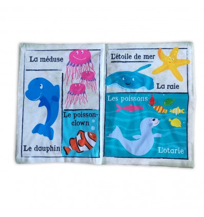 Livre d'éveil à froisser "Sous la mer" - Mon Petit Journal
