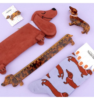 Pince à cheveux teckel - Coucou Suzette